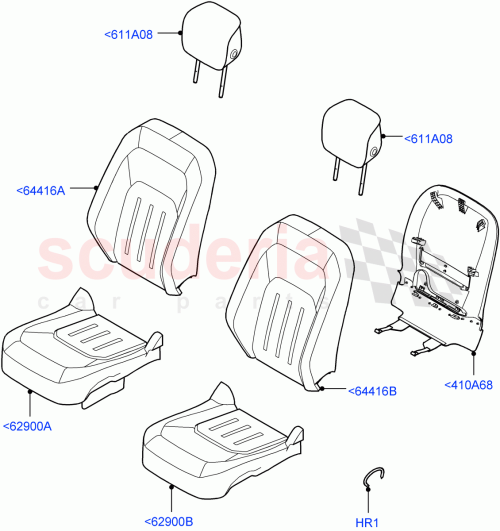 Part Diagram for Land Rover LR156975