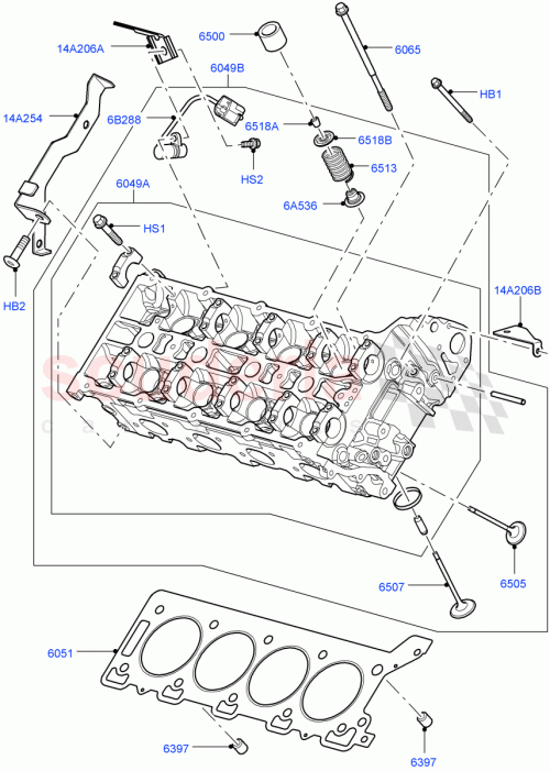 Part Diagram for Land Rover 4624103