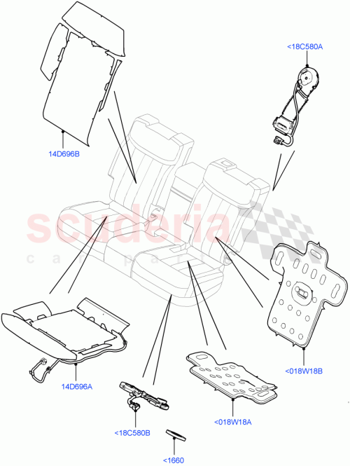 Part Diagram for Land Rover LR155066