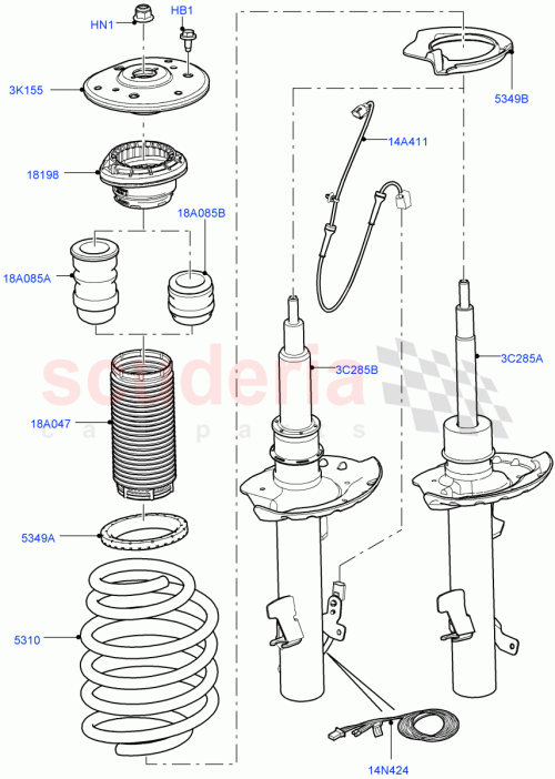 Part Diagram for Land Rover LR078497