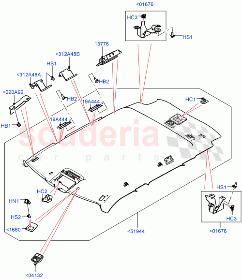 Part Diagram for Land Rover LR155520