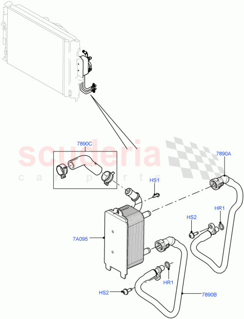 Part Diagram for Land Rover LR002916