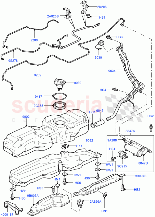 Part Diagram for Land Rover LR013720