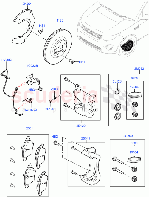 Part Diagram for Land Rover LR133943