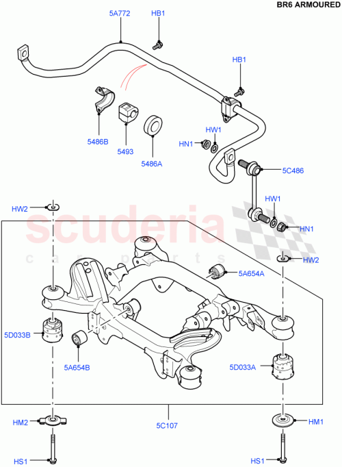 Part Diagram for Land Rover RGB500010