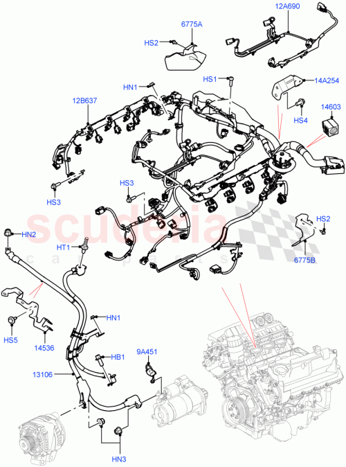 Part Diagram for Land Rover LR159329