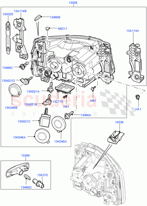 Part Diagram for Land Rover LR014115