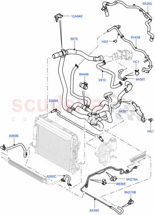 Part Diagram for Land Rover PYC101880