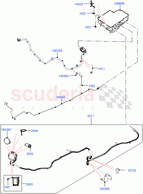 Part Diagram for Land Rover LR122933