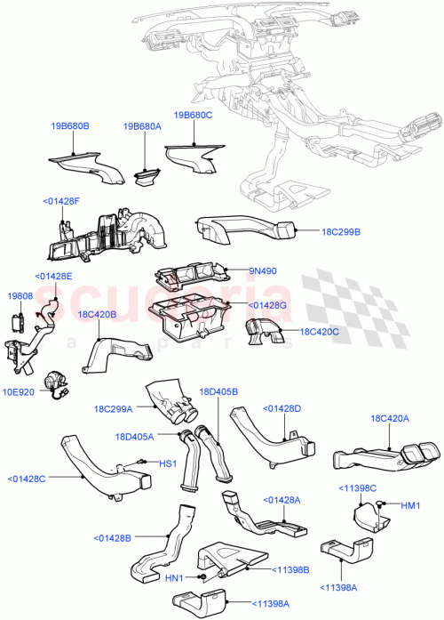 Part Diagram for Land Rover RZM500070