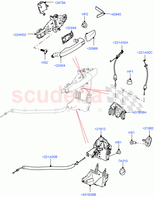 Part Diagram for Land Rover LR131368