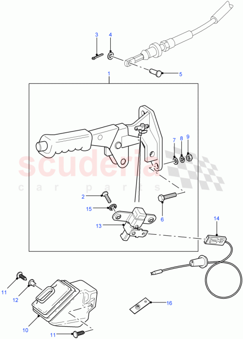 Part Diagram for Land Rover WL108051L