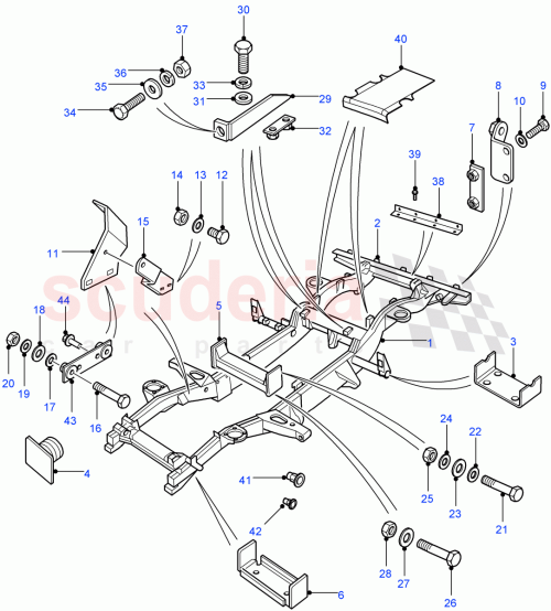 Part Diagram for Land Rover LR057162