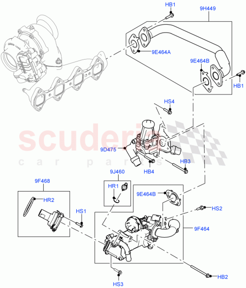 Part Diagram for Land Rover LR082307