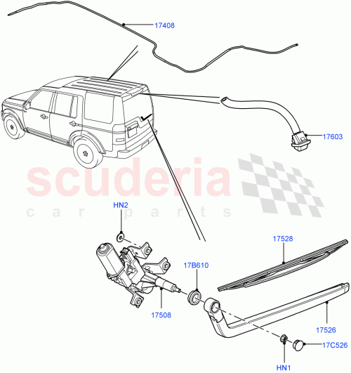 Part Diagram for Land Rover LR014304