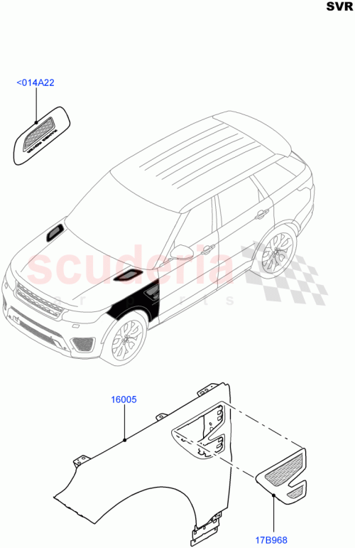 Part Diagram for Land Rover LR061951