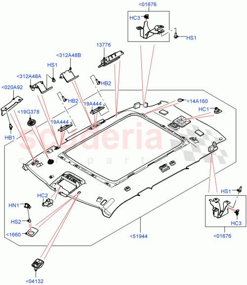 Part Diagram for Land Rover LR155862