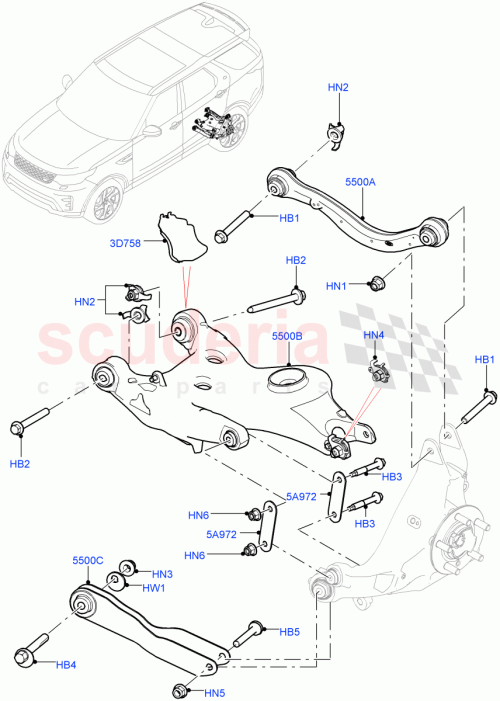 Part Diagram for Land Rover LR081545