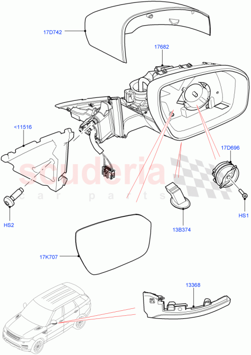 Part Diagram for Land Rover LR135726