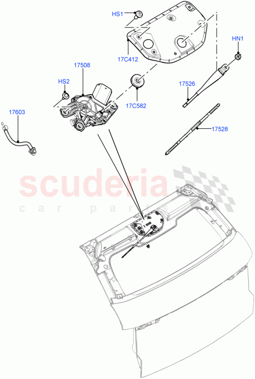 Part Diagram for Land Rover LR024171