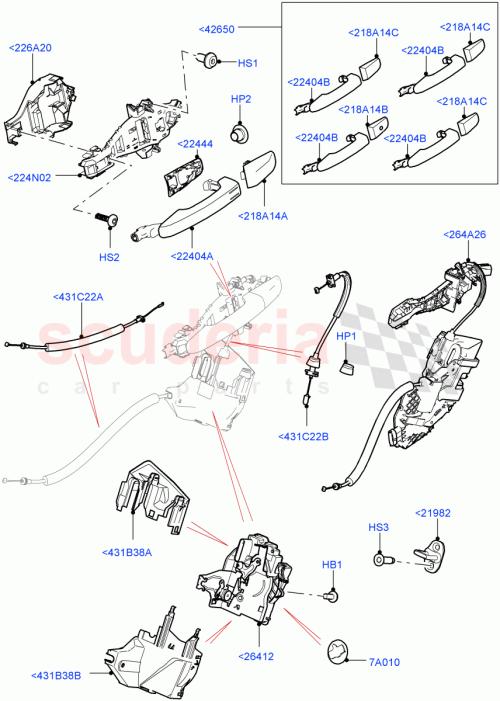 Part Diagram for Land Rover LR128275