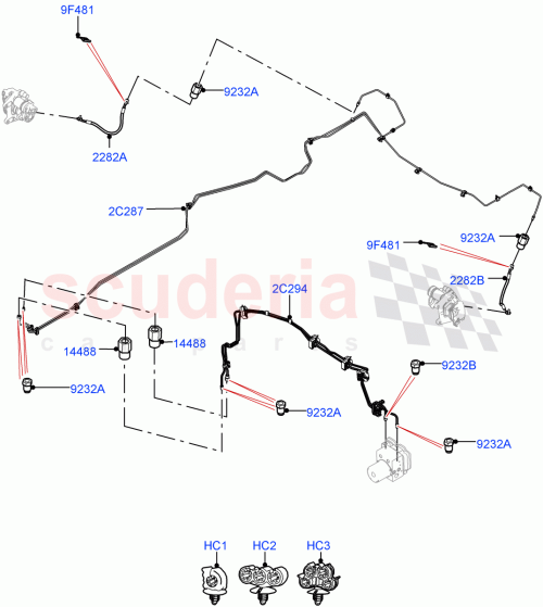 Part Diagram for Land Rover LR144591