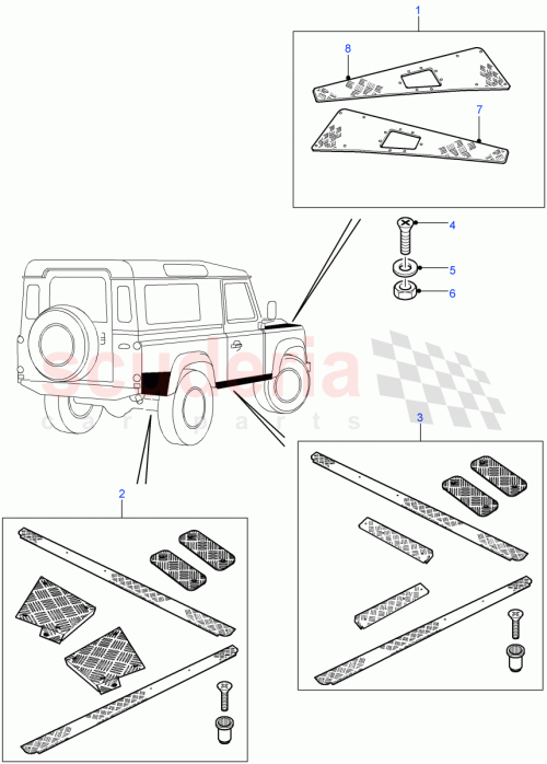 Part Diagram for Land Rover LR005232