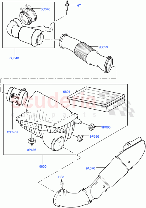 Part Diagram for Land Rover LR095884