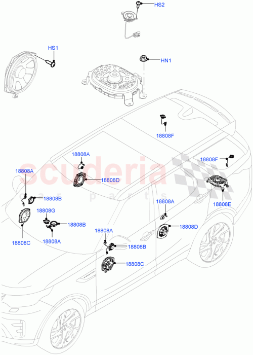 Part Diagram for Land Rover LR083936