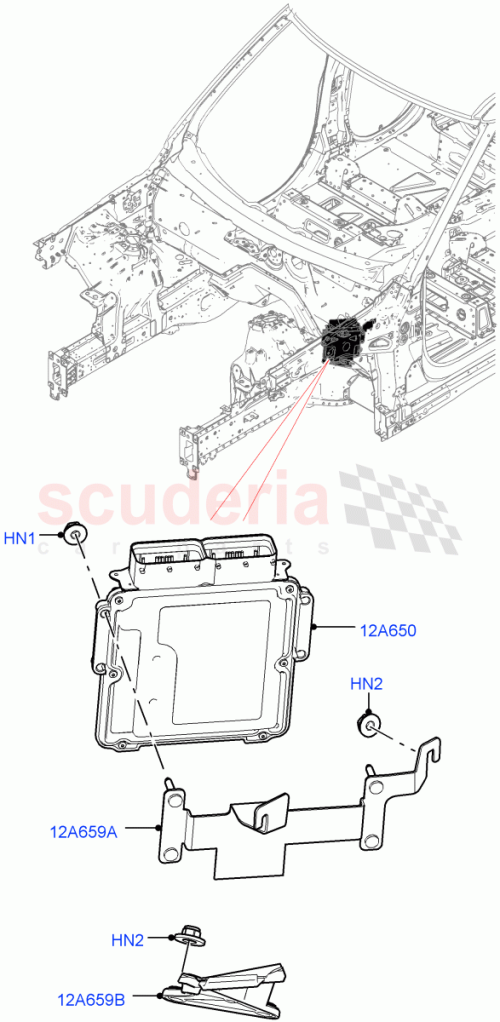 Part Diagram for Land Rover LR159286