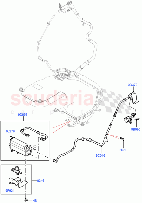Part Diagram for Land Rover LR132978