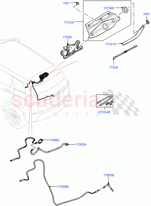 Part Diagram for Land Rover LR117659