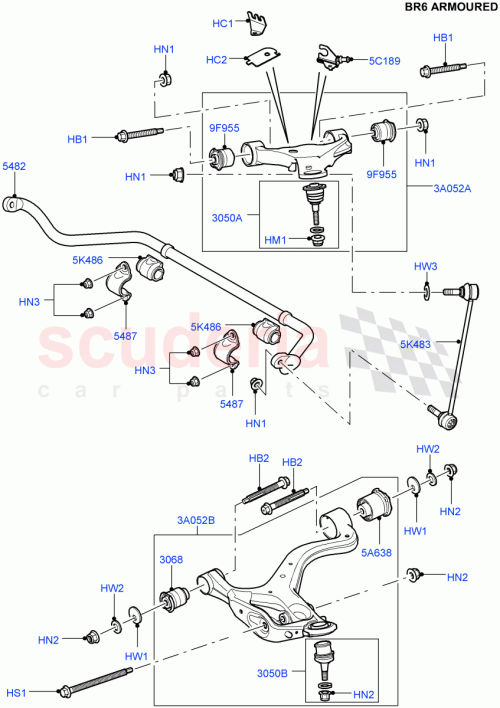Part Diagram for Land Rover LR011955