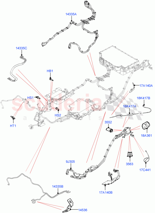 Part Diagram for Land Rover LR137957