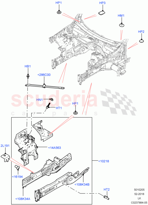 Part Diagram for Land Rover LR057163