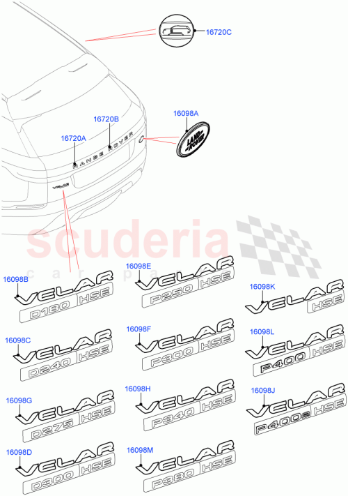 Part Diagram for Land Rover LR148122