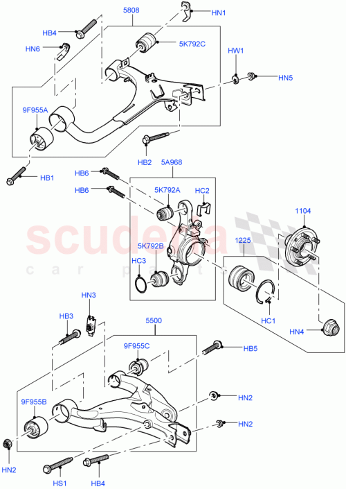Part Diagram for Land Rover SYG000013