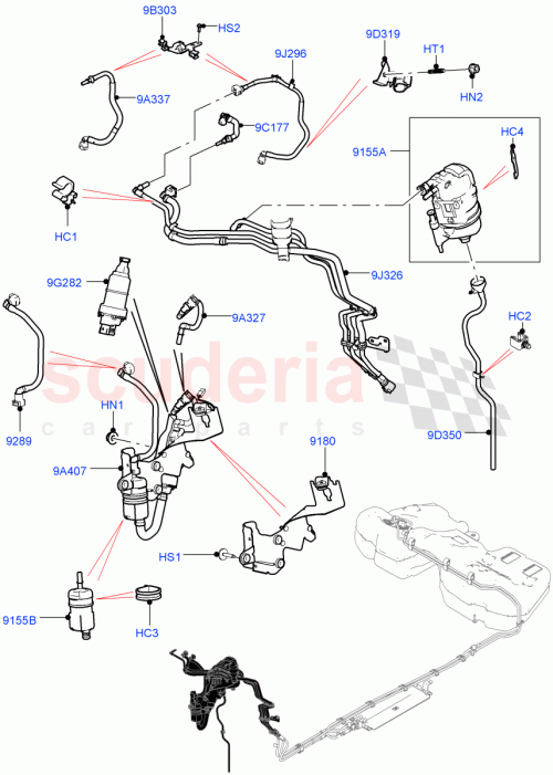 Part Diagram for Land Rover LR106429