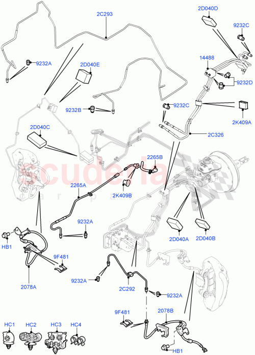Part Diagram for Land Rover LR068332