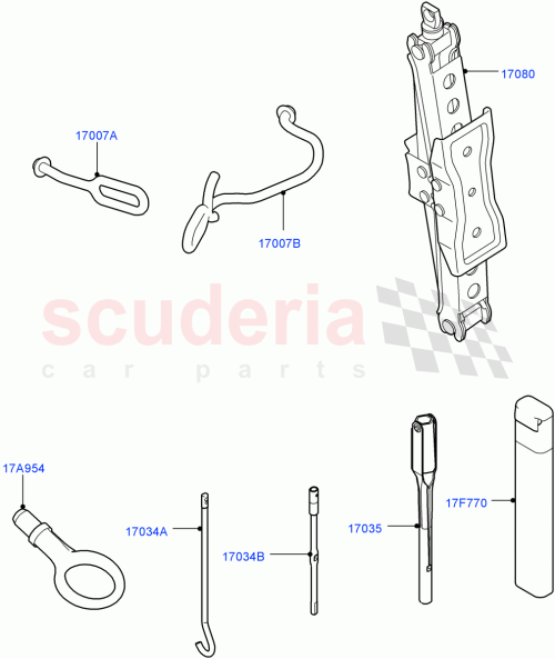 Part Diagram for Land Rover KBC500010