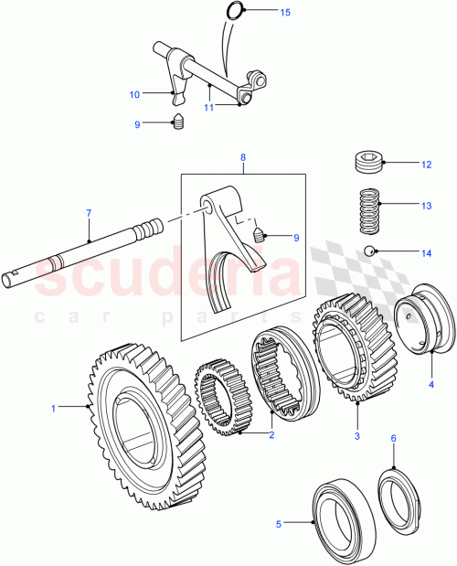 Part Diagram for Land Rover FTC2827