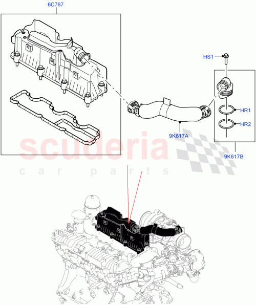 Part Diagram for Land Rover LR139745
