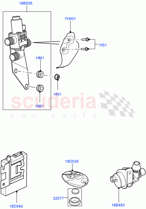 Part Diagram for Land Rover LR009687