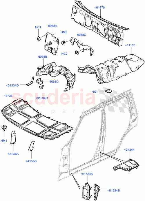 Part Diagram for Land Rover LR022715