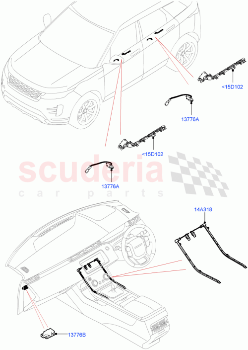 Part Diagram for Land Rover LR117849