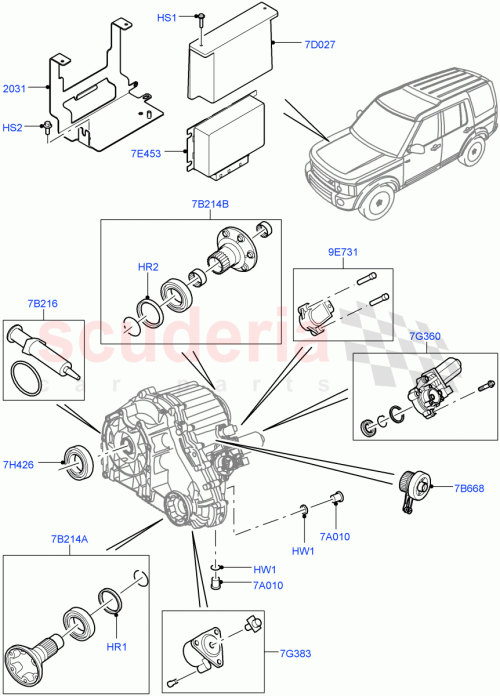Part Diagram for Land Rover LR051738