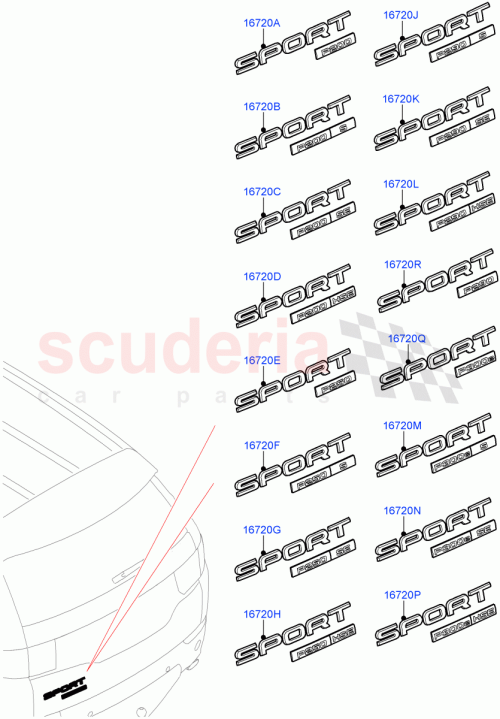 Part Diagram for Land Rover LR127098