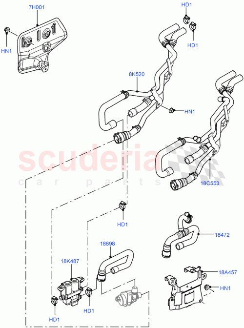 Part Diagram for Land Rover LR023237
