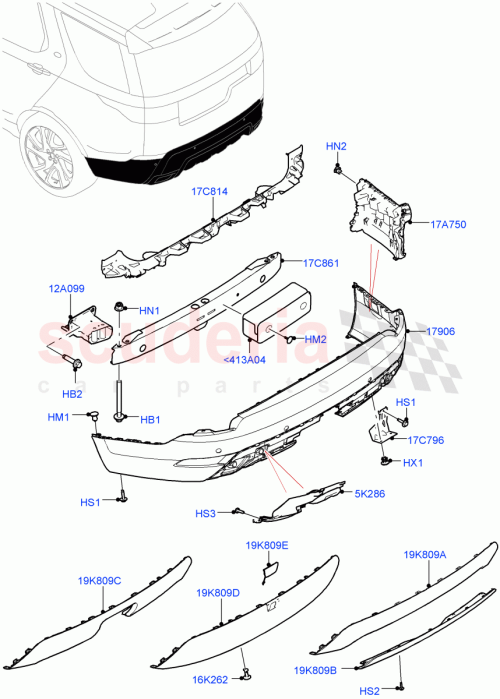 Part Diagram for Land Rover LR142611