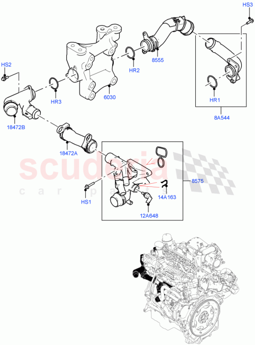 Part Diagram for Land Rover LR184620